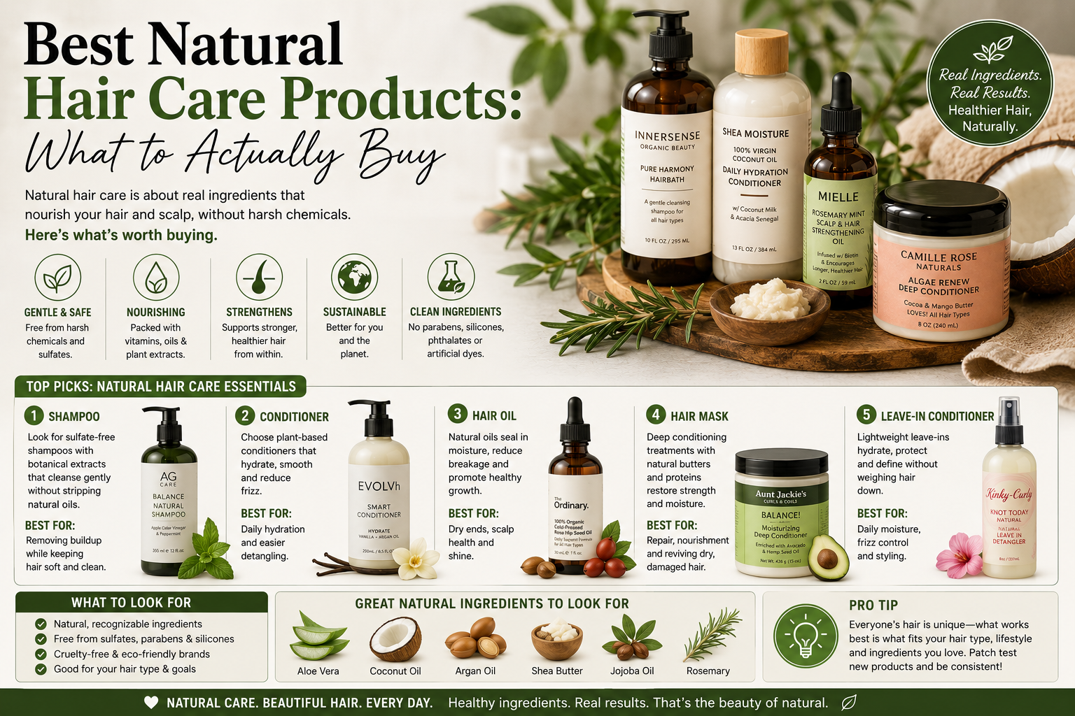 Best Natural Hair Care Products: What’s Actually Worth Buying