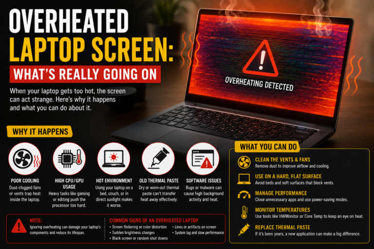 Overheated Laptop Screen: What’s Really Going On