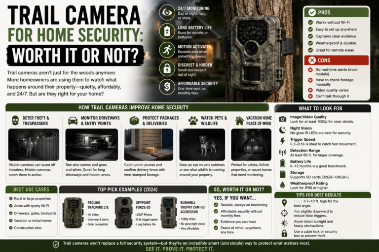 Trail Camera for Home Security: Worth It or Not?