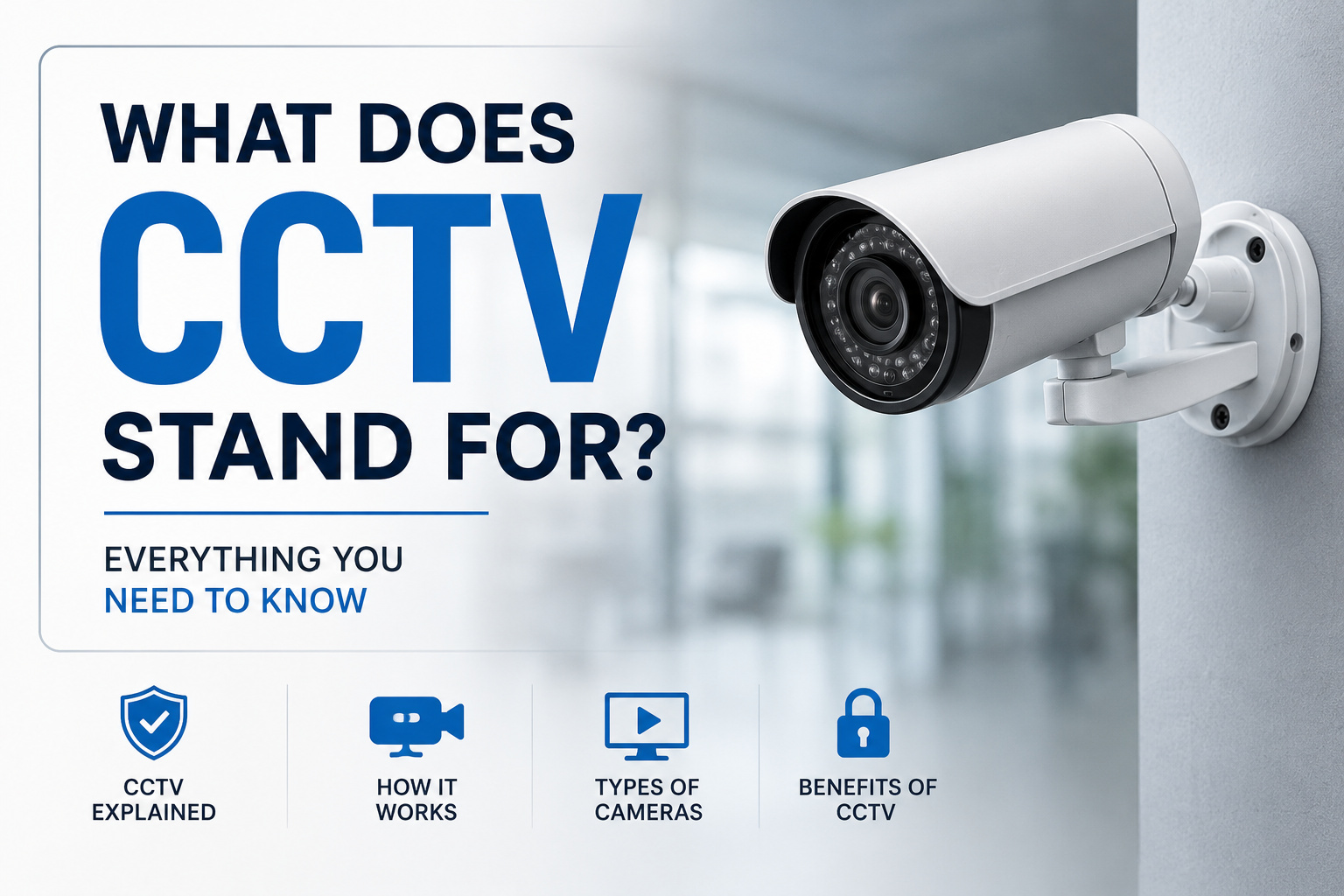 What Does CCTV Stand For? Everything You Need to Know