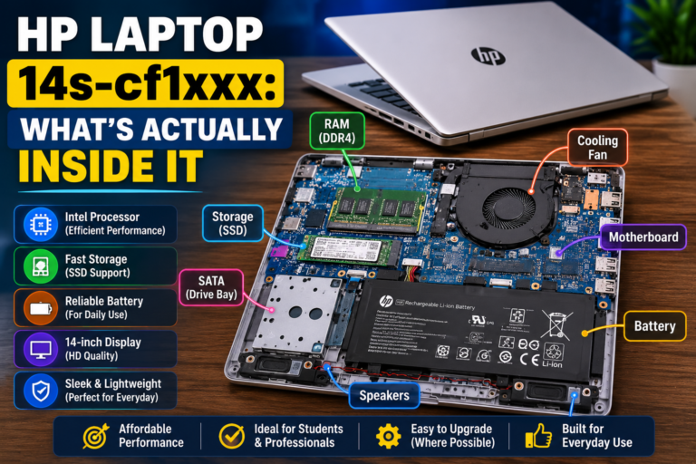 HP Laptop 14s-cf1xxx: What’s Actually Inside It The HP lap