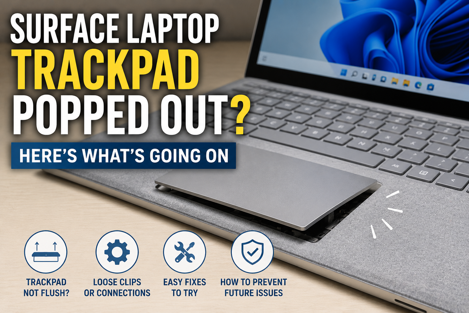 Surface Laptop Trackpad Popped Out? Here’s What’s Going On