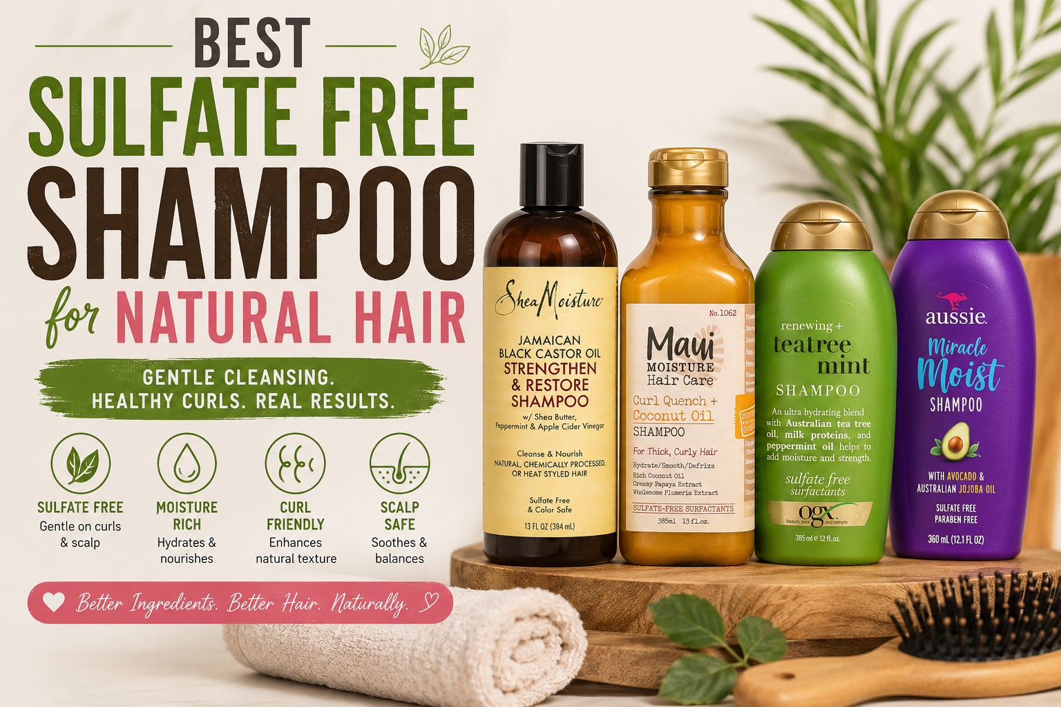 Best Sulfate-Free Shampoos for Natural Hair (2026) — Honest Review