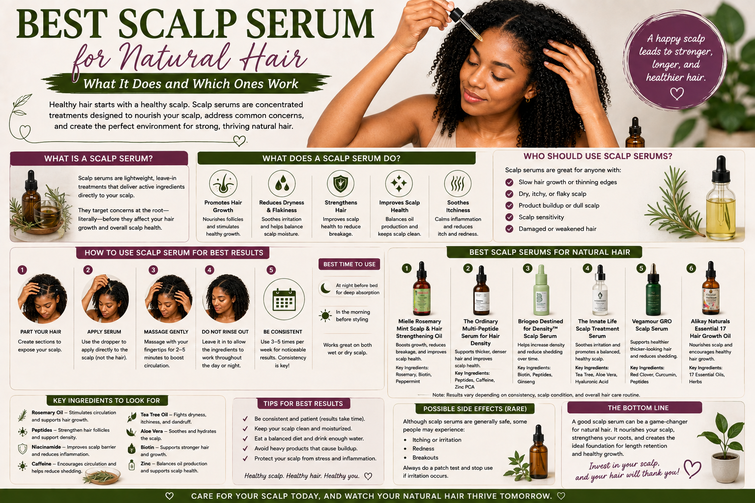 Best Scalp Serum for Natural Hair — What It Does and Which Ones Work