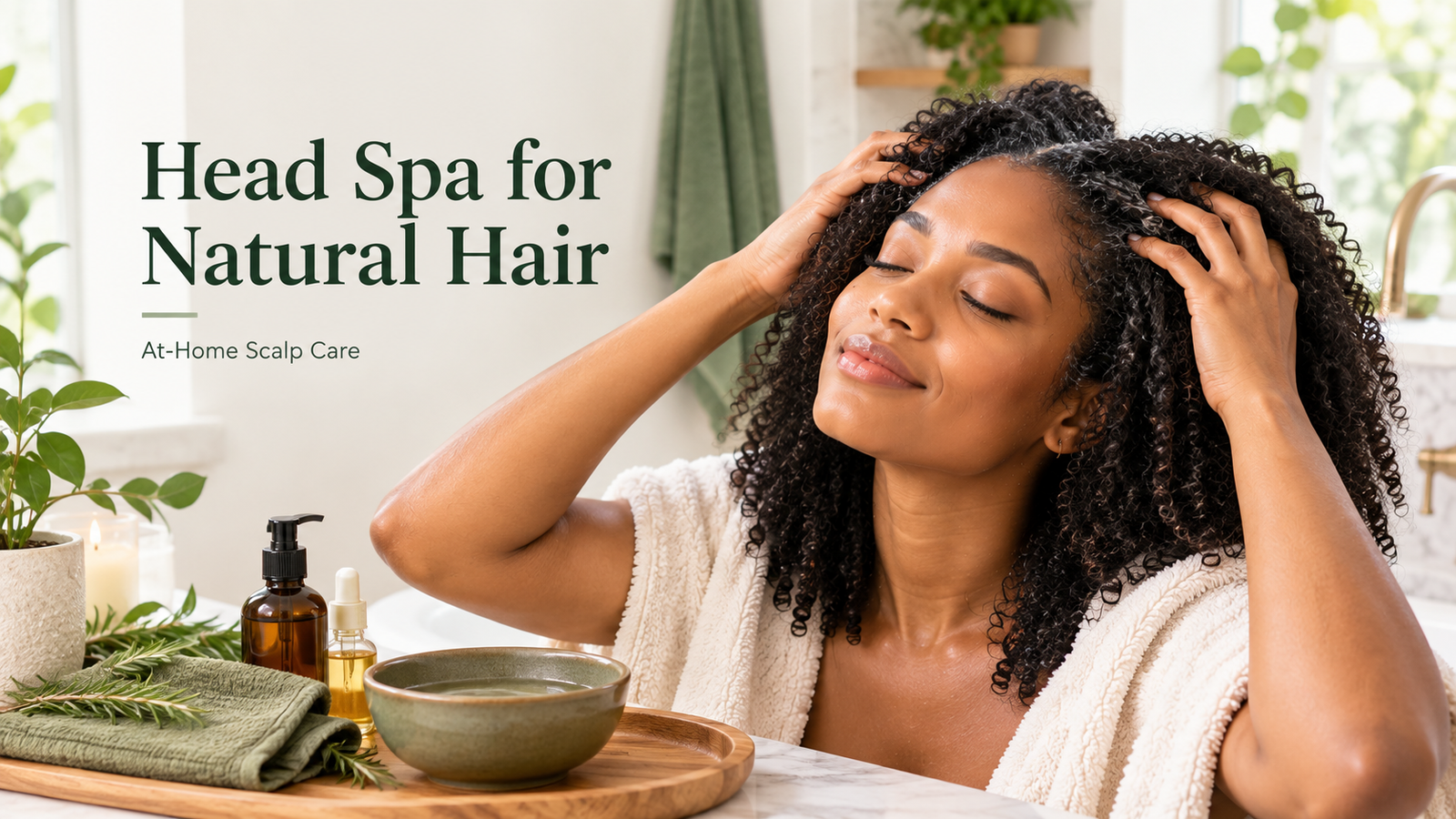 Head Spa for Natural Hair — What It Is, How to Do It at Home, and Why It Works