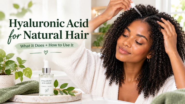 Hyaluronic Acid for Natural Hair — What It Does and How to Use It honest review 2026