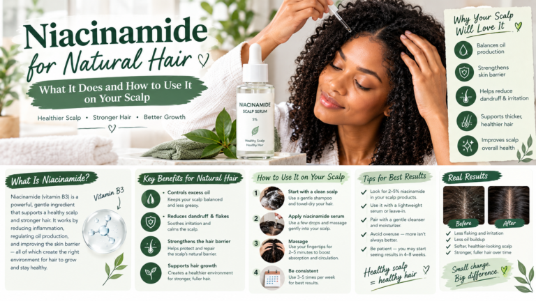 Niacinamide for Natural Hair — What It Does and How to Use It on Your Scalp honest review 2026
